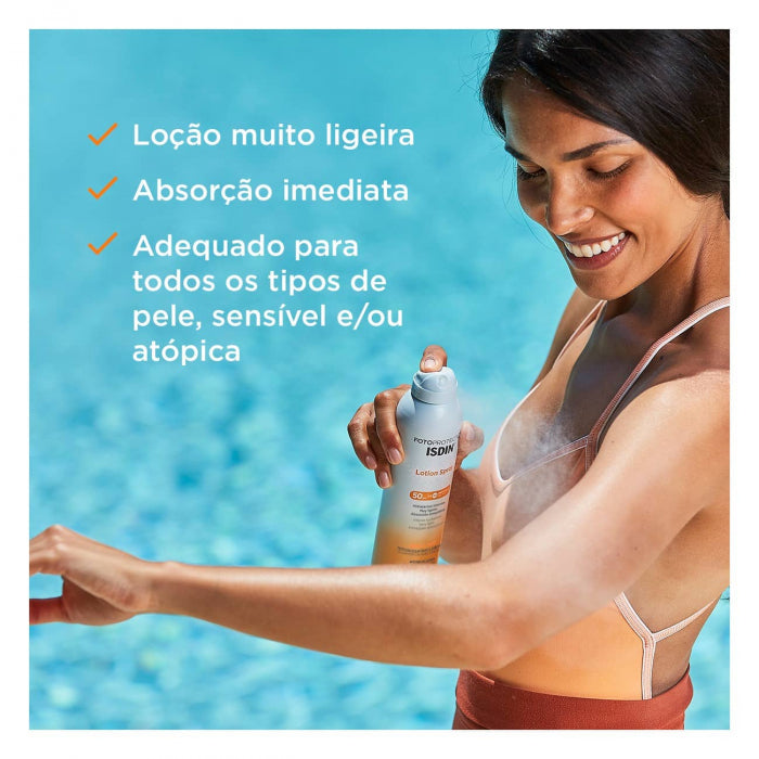 Fotoprotetor ISDIN Loção Spray Solar SPF50 250ml