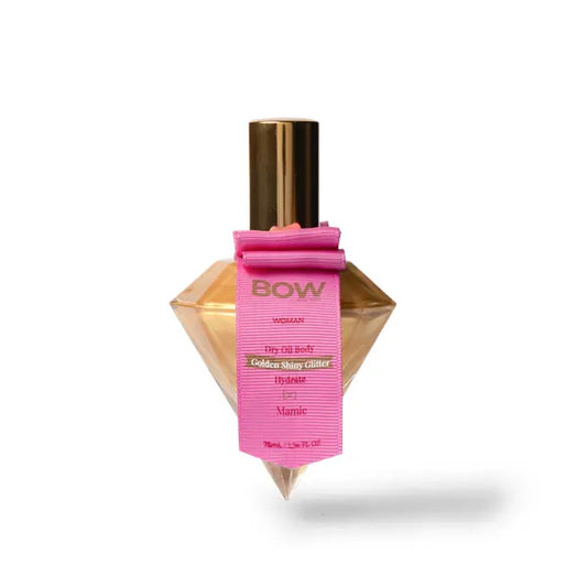 BOW Óleo Seco Corporal com Glitter | Mamie| 75 mL