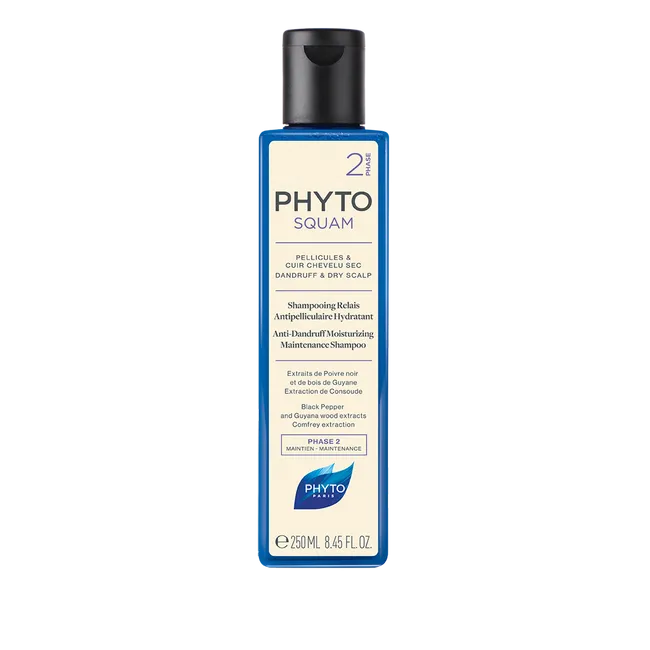 PhytoSquam Champú Hidratante Anticaspa de Mantenimiento 250mL