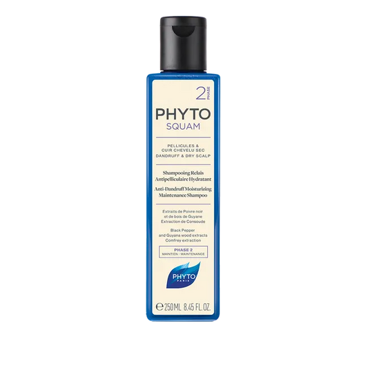 PhytoSquam Champô Anticaspa Hidratante de Manutenção 250mL