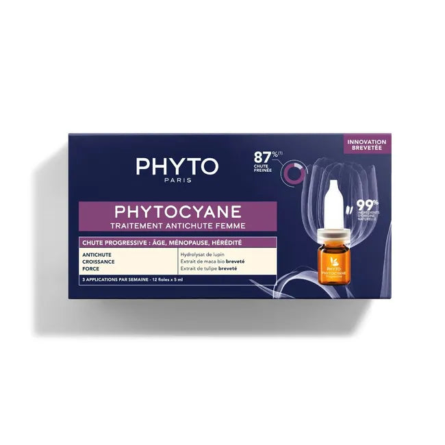 Phytocyane Cuidado Progresivo Anticaída Mujer 12x3.5mL