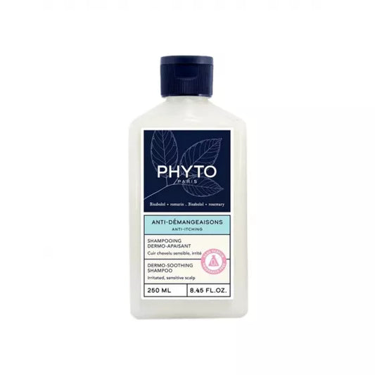 Phyto Champô Dermo-Calmante Anti-Prurido para Couro Cabeludo Sensível e Irritado 250mL