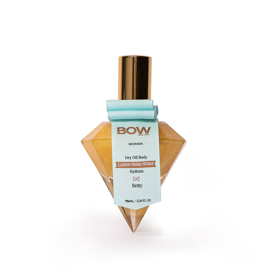 BOW Óleo Seco Corporal com Glitter| Betty| 75mL