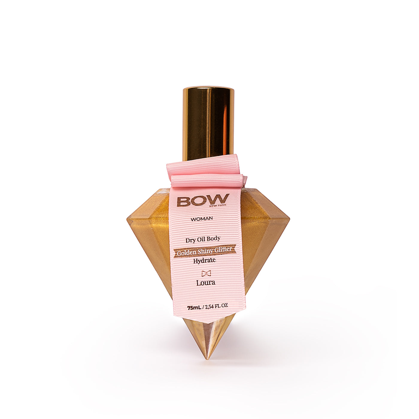 BOW Óleo Seco Corporal com Glitter| Loura| 75mL