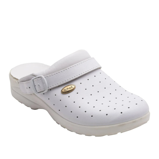 Zuecos Scholl Clog Racy Blanco Nr.36