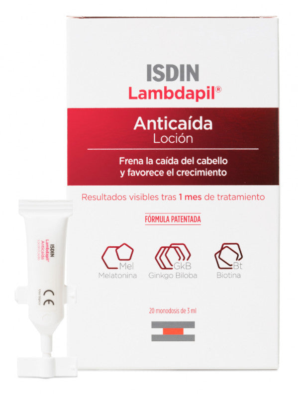 Isdin Loção Anti-Queda Lambdapil 20 X 3ml