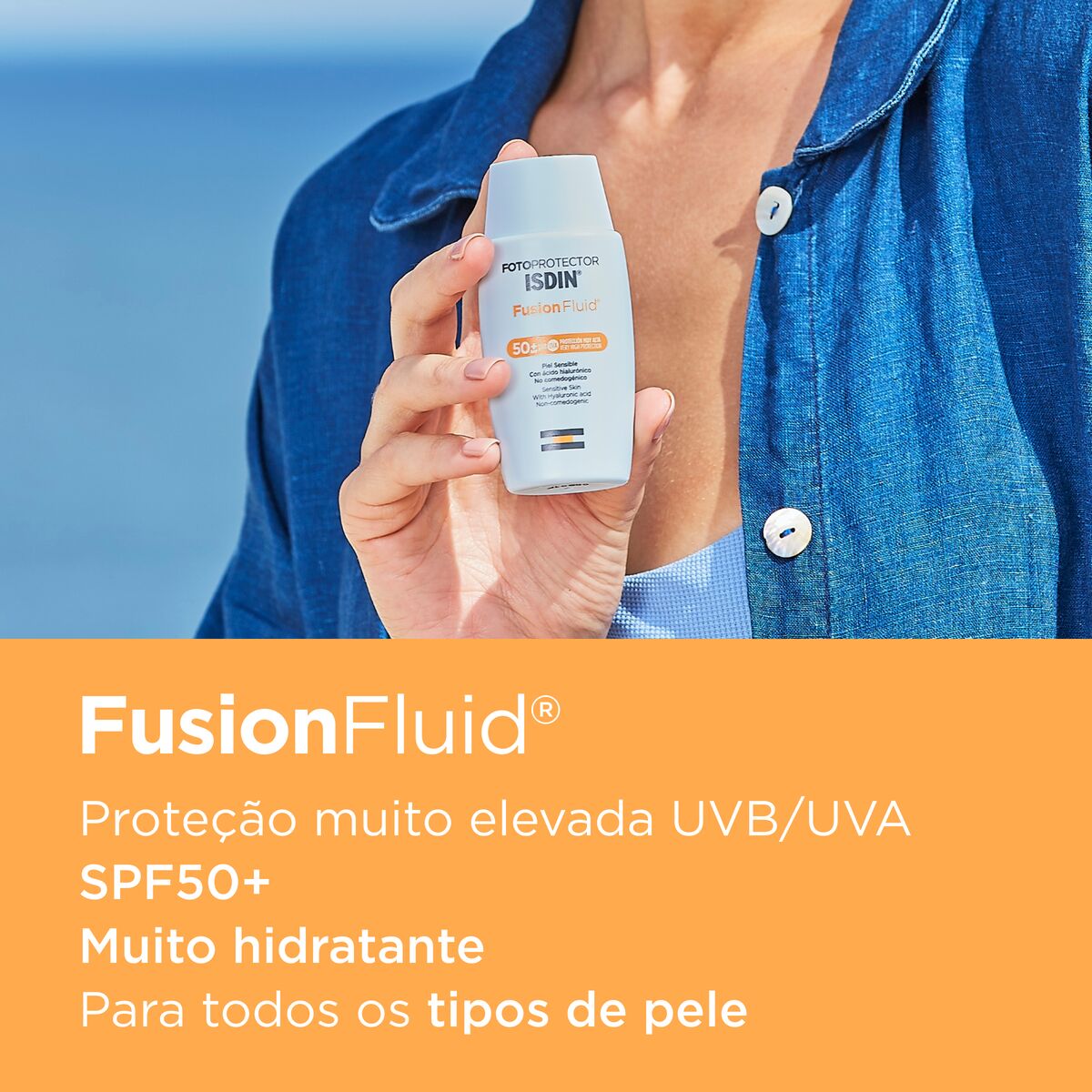 Fotoprotector ISDIN Fusion Fluid SPF 50+ 50mL